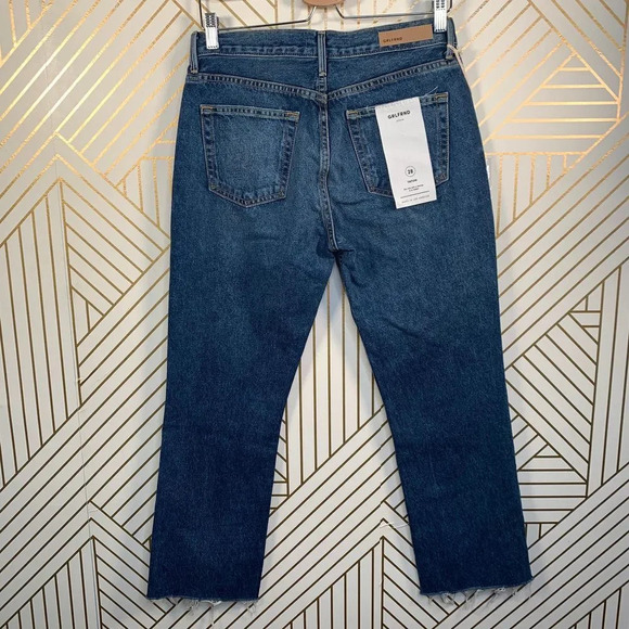GRLFRND Tatum Crop Flare Jeans in‎ Only Lies Wash - Picture 6 of 11